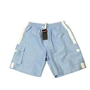 TacVasen blue/white mesh lined swim trunks. Sz XL. New